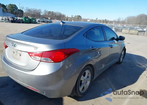 2012 Hyundai Elantra Gls (Ulsan Plant) из США, поврежденный, VIN KMHDH4AE2CU356888